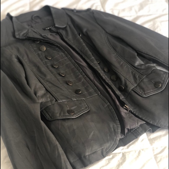 synthetic leather jacket - UK2LA - Size XS/S ✨ - Picture 1 of 3